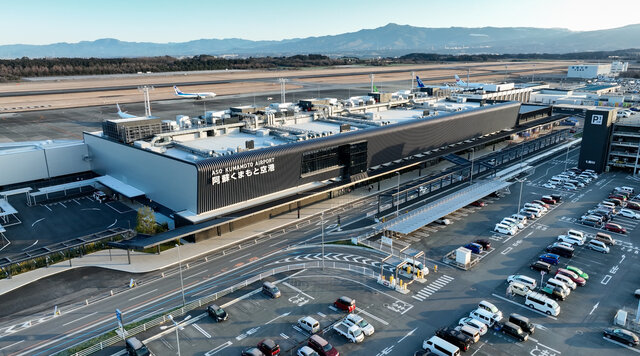 阿蘇くまもと空港空撮